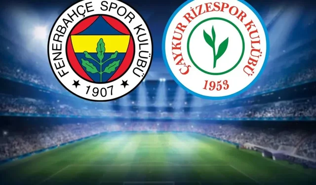 (ÖZET) Fenerbahçe Rizespor kaç kaç bitti, golleri kim attı? Fenerbahçe Rizespor maç özeti ve golleri!