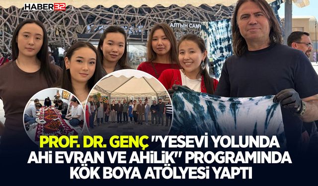 "Yesevi Yolunda Ahi Evran ve Ahilik" programında Kök Boya Atölyesi yaptı