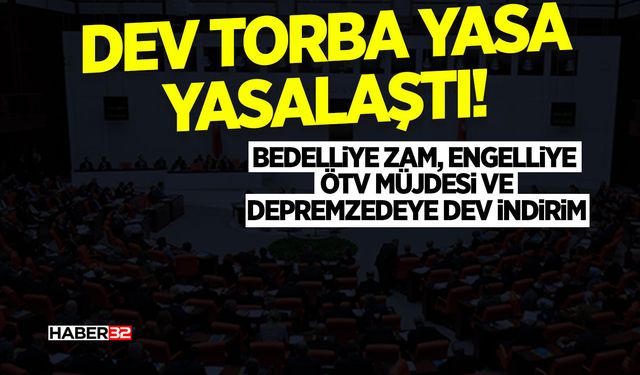 Dev Torba Yasa Yasalaştı!