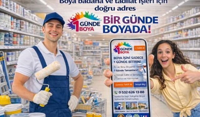 1GÜNDE BOYA Nedir? Türkiye’de Doğan ve Tüm Ülkeye Yayılan Profesyonel Boya Sistemi