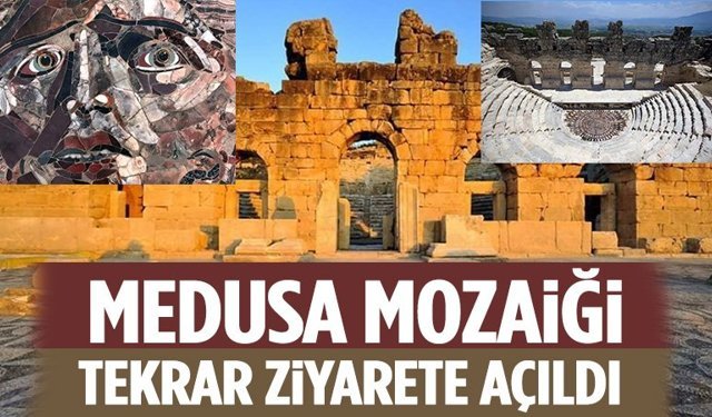 Medusa Mozaiği tekrar ziyarete açıldı