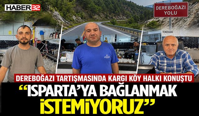 Dereboğazı Tartışmasında Kargı Köy Halkı Konuştu