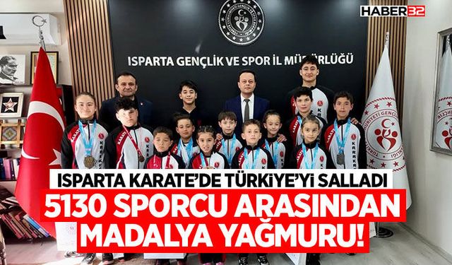 Isparta Karate’de Türkiye’yi Salladı: 5130 Sporcu Arasından Madalya Yağmuru!