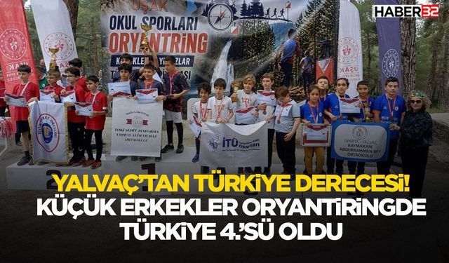 Küçük Erkekler Oryantiringde Türkiye 4.’sü Oldu