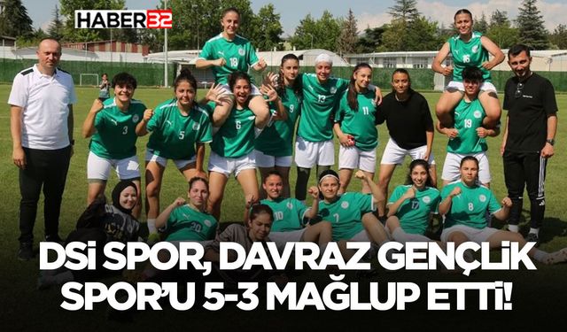 DSİ Spor, Davraz Gençlik Spor’u 5-3 Mağlup Etti