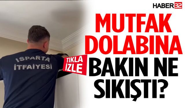 Mutfak Dolabına Bakın Ne Sıkıştı?
