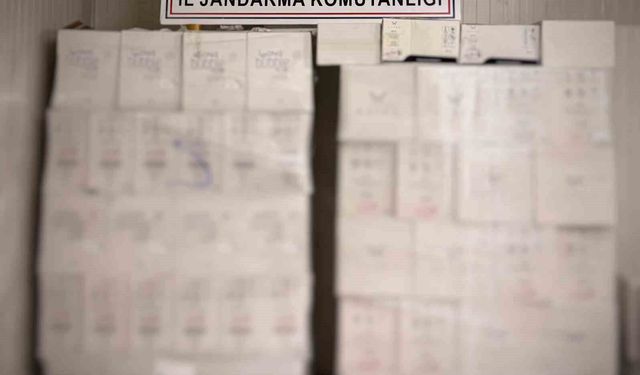 Jandarmadan kaçak alkol operasyonu