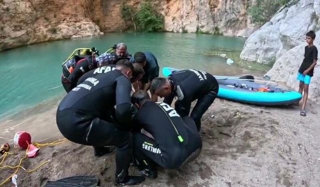 Kapuz Kanyonu'nda serinlemek için girdiği suda hayatını kaybetti