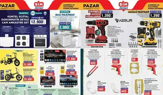 İndirimli BİM Aktüel Kataloğu Yayımlandı: 17-19 Temmuz’da Çifte Fırsat Günleri Başlıyor!