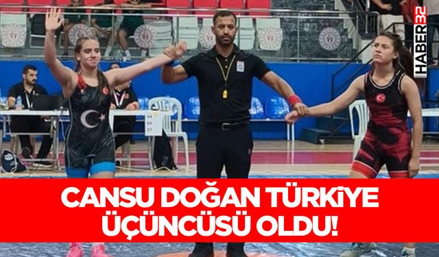 Cansu Doğan Türkiye Üçüncüsü Oldu!