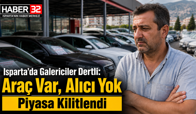 Isparta’da İkinci El Araç Piyasasında Durgunluk Sürüyor