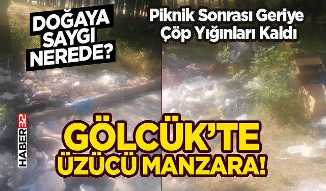 Gölcük’te Üzücü Manzara! Doğaya Saygı Nerede?