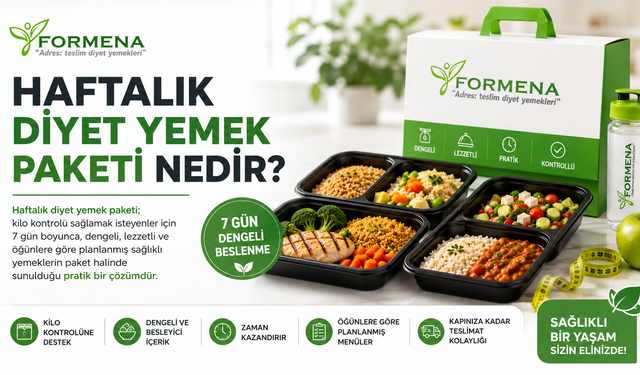 Haftalık diyet yemek paketi nedir?