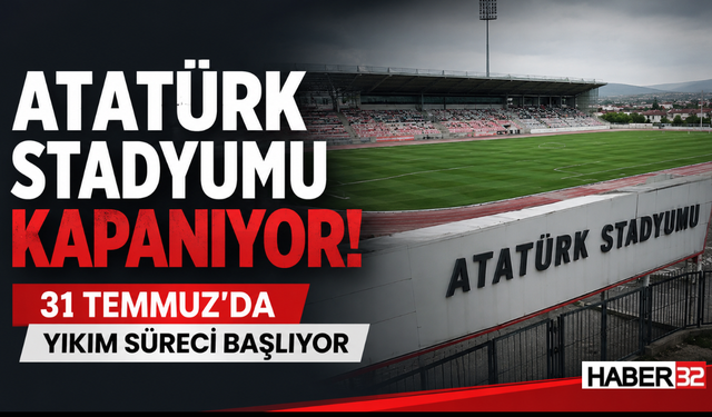 Dikkat! Atatürk Stadı 31 Temmuz’da Spora Kapatılıyor!