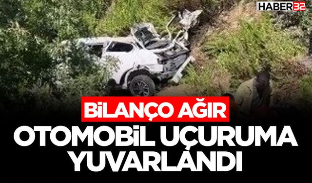 Otomobil uçuruma yuvarlandı: 5 ölü, 2 yaralı