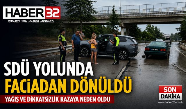 SDÜ Yolunda Faciadan Dönüldü..
