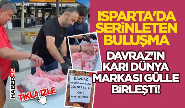 Davraz'ın Karı Dünya Markası Gülle Birleşti!