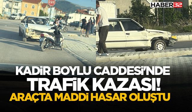 Kadir Boylu Caddesi'nde Trafik Kazası!