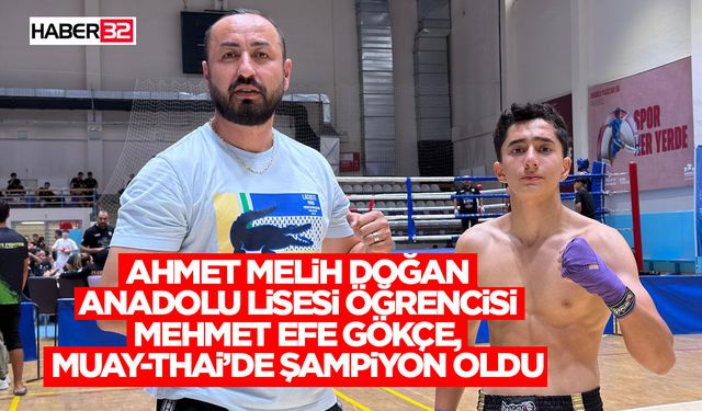 Mehmet Efe Gökçe, Muay-Thai’de Şampiyon Oldu