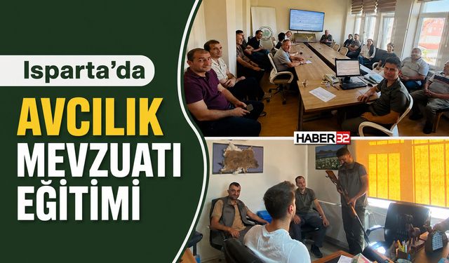 Isparta DKMP'de Avcılık Mevzuatı Eğitimi