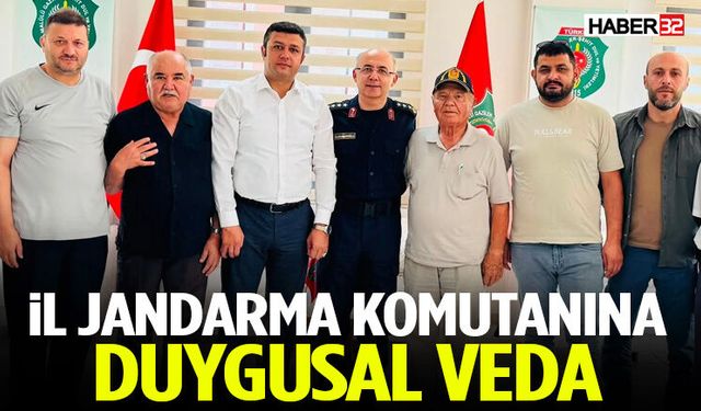 İl Jandarma Komutanına Duygusal Veda