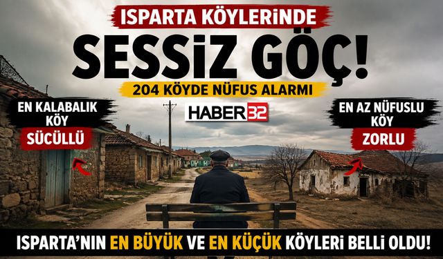 Isparta Köylerinde GÖÇ Alarmı!