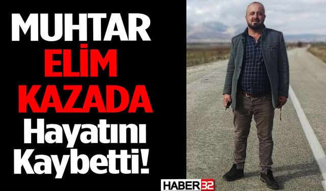 Muhtar, Trafik Kazasında Öldü!