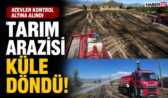 Tarım Arazisi Küle Döndü!