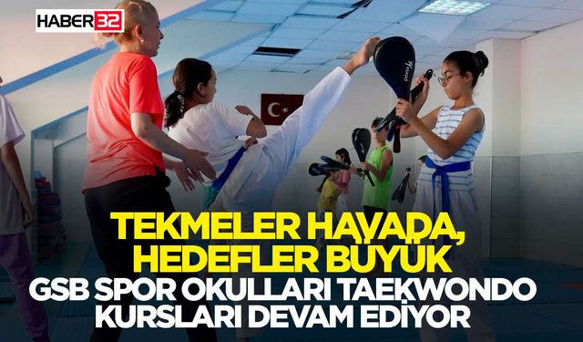 GSB Spor Okulları Taekwondo Kursları Devam Ediyor