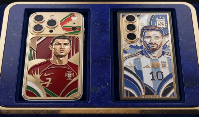 Messi ve Ronaldo Tasarımlı 24 Ayar Altın iPhone ve Samsung Telefon Duyuruldu: İşte Özellikleri ve Fiyatı