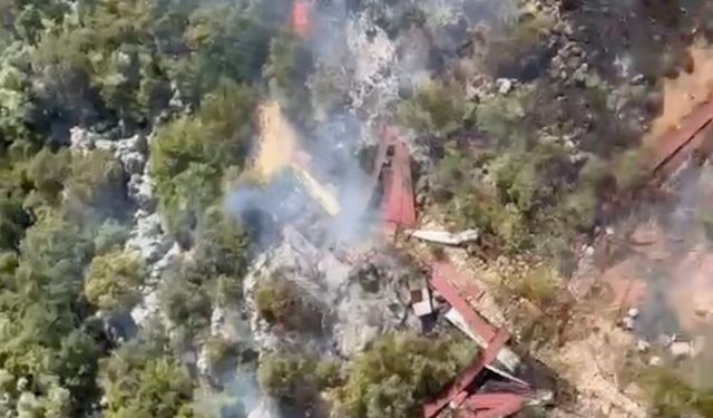 Antalya’da ormanlık alanda yangın