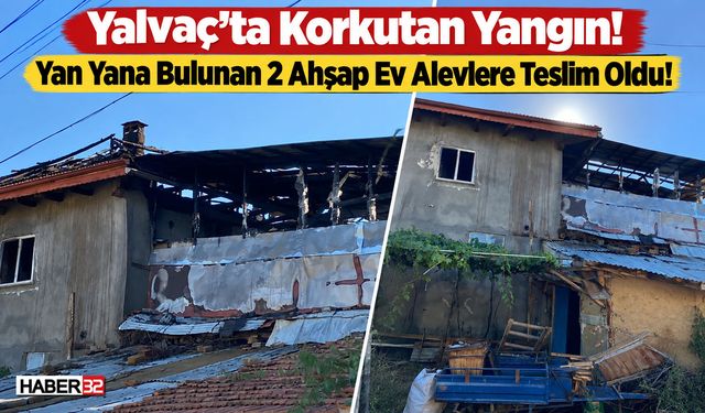 Ahşap Evler Alevlere Teslim Oldu!