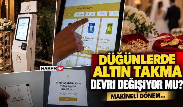 Düğünlerde Altın Takma Devri Değişiyor Mu? Makineli Dönem...