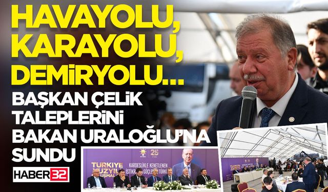 Başkan Çelik Taleplerini  Bakan Uraloğlu’na Sundu