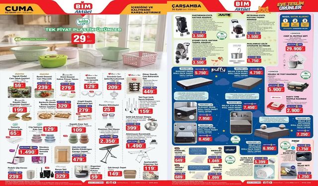 BİM 29 Eylül-2 Ekim Aktüel Kataloğu: Hangi Ürünler Gelecek?