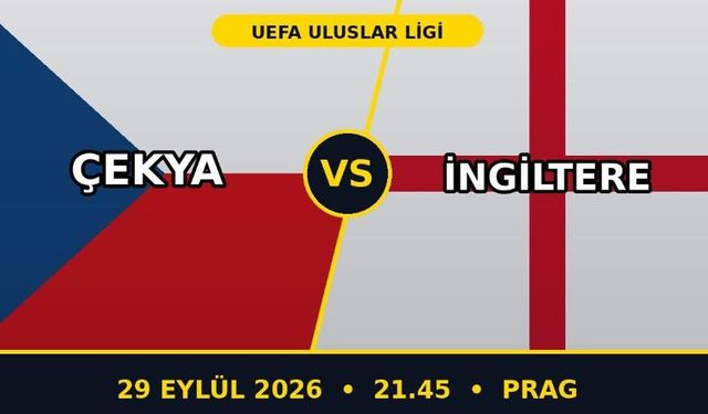 Çekya İngiltere Maçı Hangi Kanalda? Nereden Canlı İzlenir? Saat Kaçta Başlıyor?