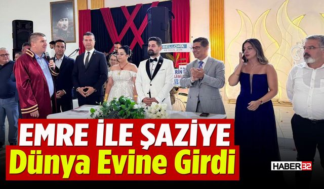 Emre ve Şaziye Hayatlarını Birleştirdi