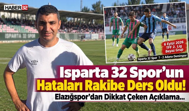 Isparta 32 Spor’un Hataları Rakibe Ders Oldu!