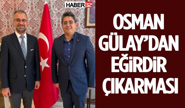 Osman Gülay’dan Eğirdir Çıkarması