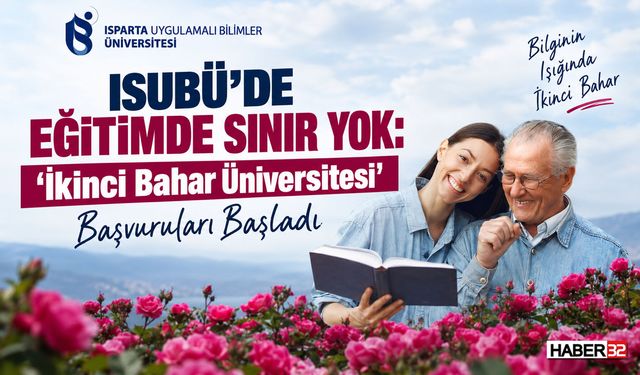 ISUBÜ'de, 'İkinci Bahar Üniversitesi' Başvuruları Başladı