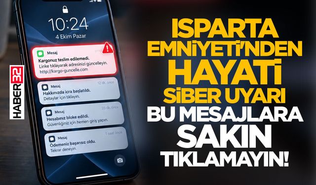 Isparta Emniyeti'nden Hayati Siber Uyarı