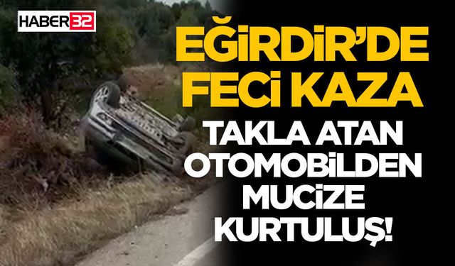 Takla Atan Otomobilden Mucize Kurtuluş!