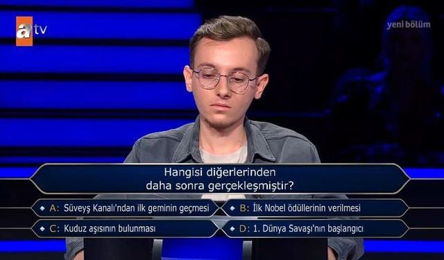 Kim Milyoner Olmak İster Kronoloji Sorusu: Hangisi Diğerlerinden Daha Sonra Gerçekleşti ve Doğru Cevap Nedir?