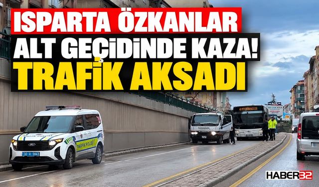 Özkanlar Algeçitte Kaza! Trafik Aksadı