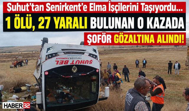 1 Ölü, 27 Yaralı Bulunan O Kazada Şoför Gözaltına Alındı!