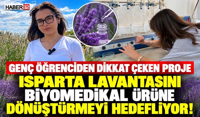 Lise Öğrencisinden Dikkat Çeken Lavanta Projesi!