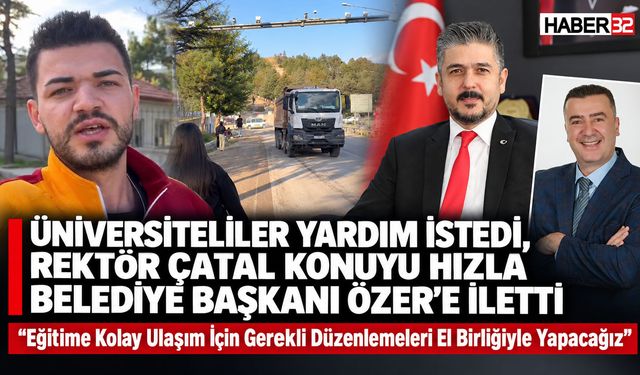 Öğrenciler Yardım İstedi: Rektör Çatal Devreye Girdi