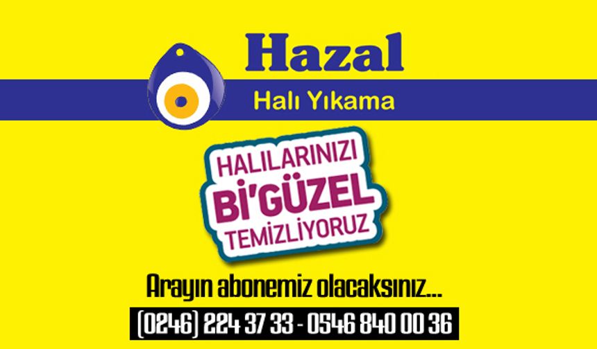 Hazal Halı Yıkama'da Kampanya (TANITICI REKLAMDIR)