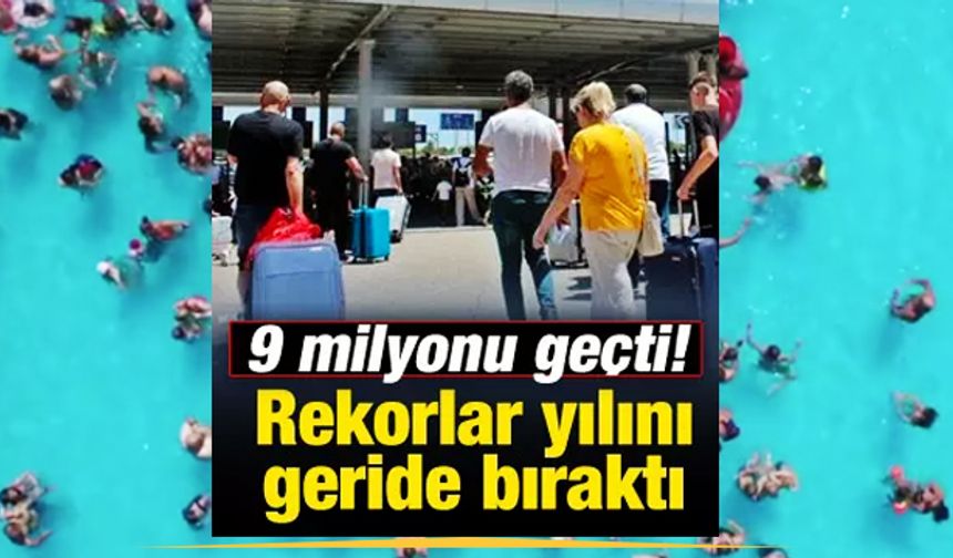 Antalya'ya 8 Ayda 9 Milyon Turist Akın Etti