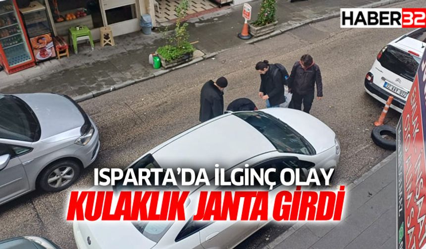 Kulaklık otomobilin jantına girdi